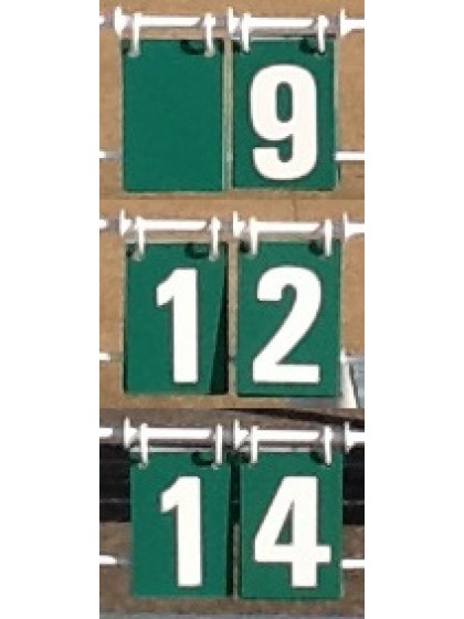 Lawn Bowls Rink Scoreboard Replacement Numbers