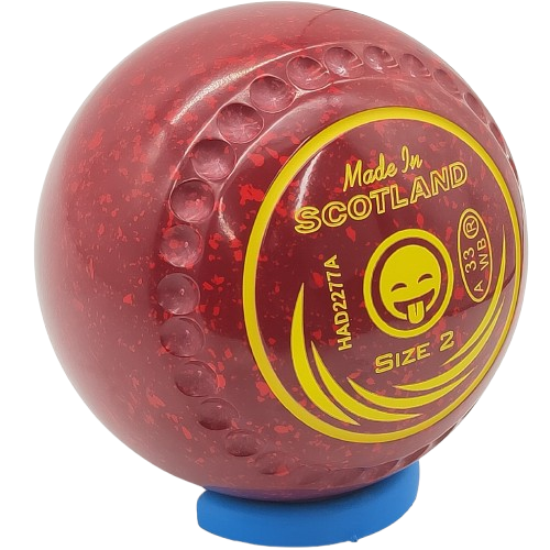 Taylor SRV Lawn Bowls Size 2 Maroon/Red Grip