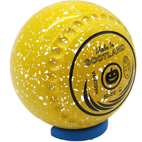 Taylor SRV Lawn Bowls Size 2 Yellow/White Grip