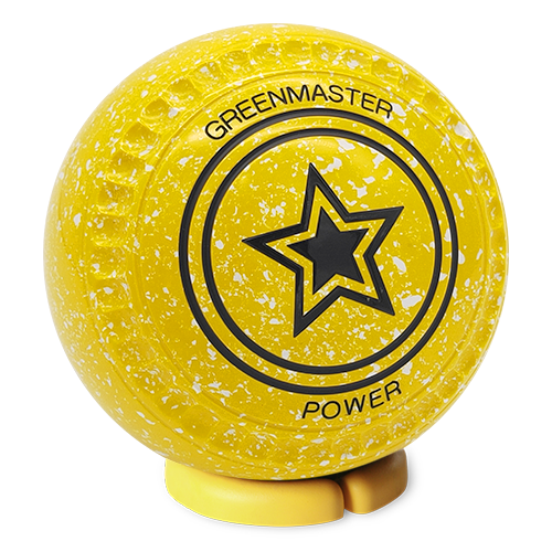 Power Size 0 Electric Yellow Star Logo - Gripped