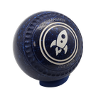 Premier Size 0 Dark Blue/Blue Rocket Logo - Dimpled