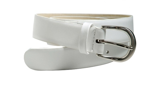 HB8 White Plain Belt