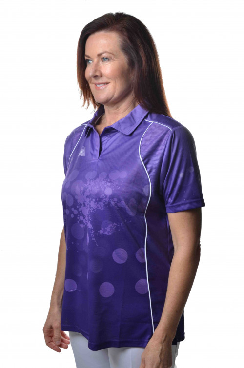 Hunter Ladies Platinum Lawn Bowls Shirt