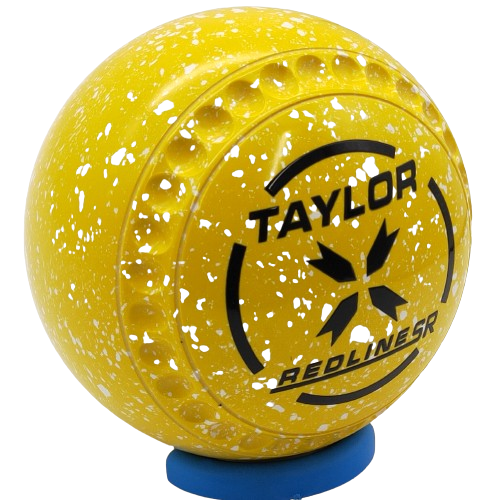 [SR4HAC4981A-48321-32504-250124-PP24616-SRST33] Taylor SR Redline Size 4 Yellow-White Half Pipe Grip