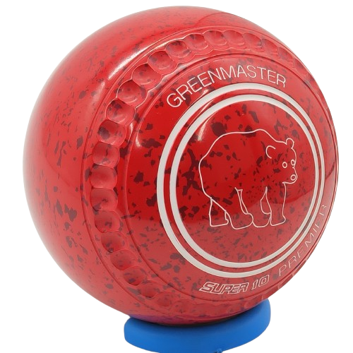 [SUP103AC515622A-48321-32504-250124-PP24616-SUP10ST33MC] Greenmaster Super 10 Premier Size 3 Red-Maroon Grip